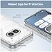 Sucnakp for Nothing Phone 2A Case Premium Clear Back Panel + TPU Bumper Cover for Nothing Phone 2A（XC Clear）