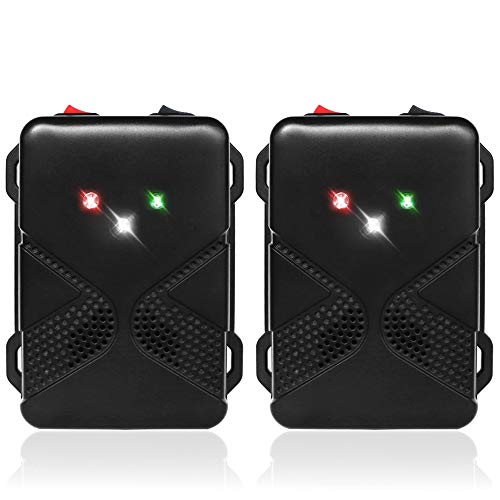 Loraffe Battery Operated LED Rat Strobe Light Electronic Ultrasound Device Keep Mice Away from Your Car Engine Truck Garage Attic Basement Warehouse Shed Under Hood Rodent Defense Vehicle Protection