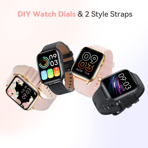 Parsonver Smart Watch (Answer/Make Calls), 1.7” Fitness Tracker Watch With Bluetooth Dial Calls/Heart Rate/Sleep Monitor/Pedometer, Ip68 Waterproof Watch For Android Phones And Iphone For Women #TOP3