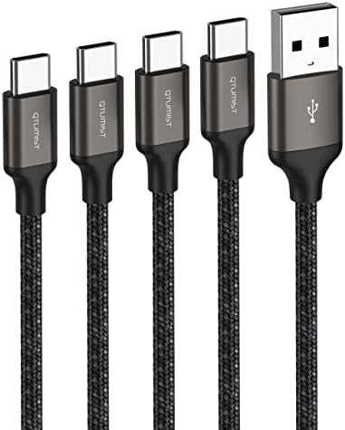 QTUMIST Kabel USB C (0,5m+1m+2m+3m) USB Typu C Kabel do Ładowania do Samsung Xiaomi Huawei Pixel PS5 Controller