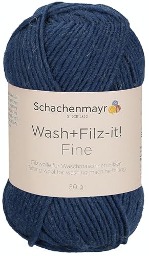 Schachenmayr Wash+Filz-It! Fine 50G Indigo Filzgarne