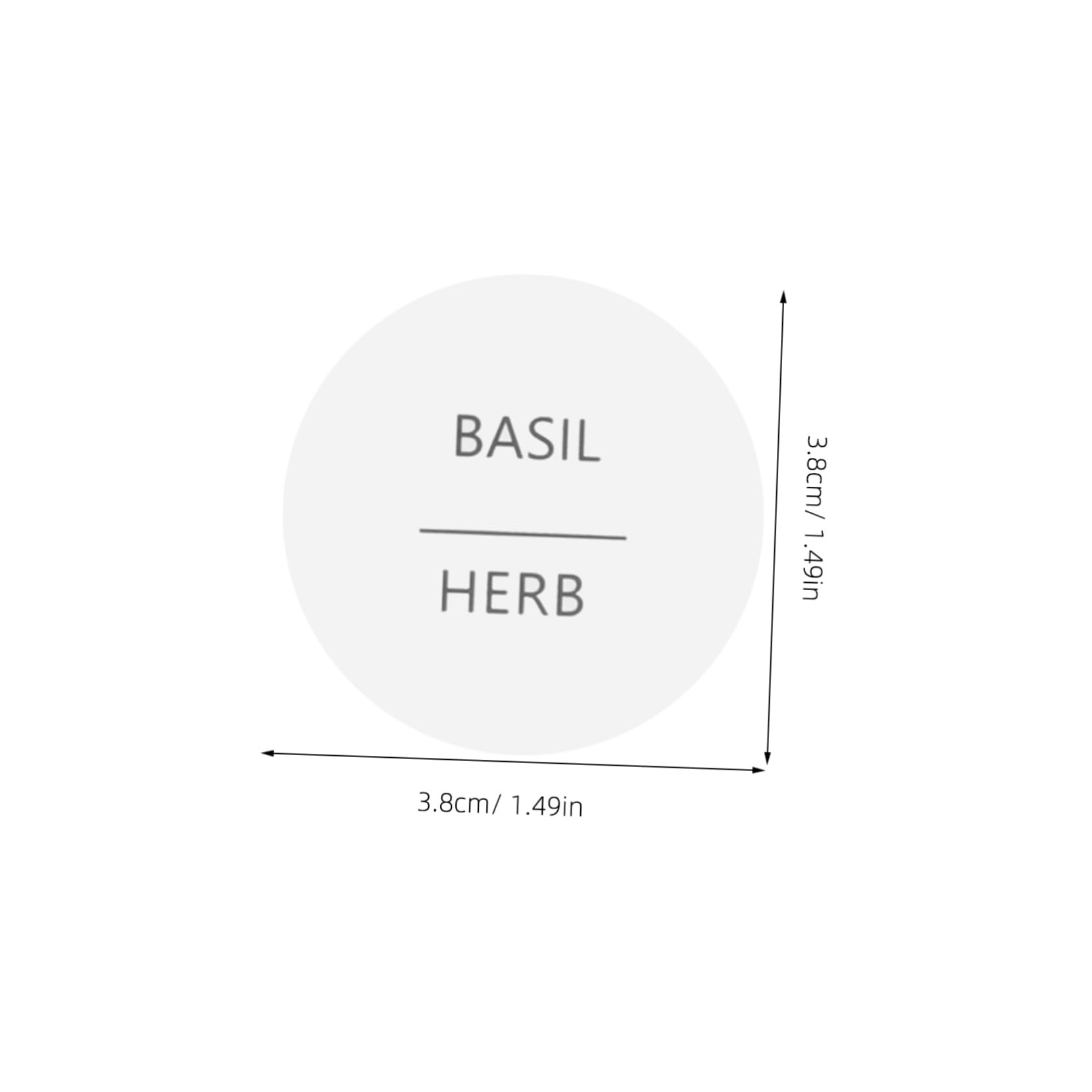 CIYODO Waterproof Seasoning Stickers Round Jar Labels Preprinted Spice Labels Minimalist Pantry Stickers Easy Apply Remove