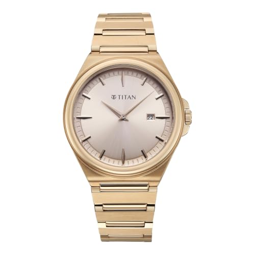 Image of Titan Classique sleekfit with Quartz Analog 2 Hands + Date@3H Stainless Steel Strap Watch for Men