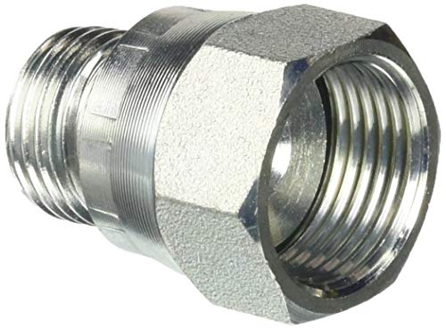 FS2406-10-12 Hydraulic Adapter 10 Female FACE Seal X 12 Male FACE Seal Flat FACE Fitting