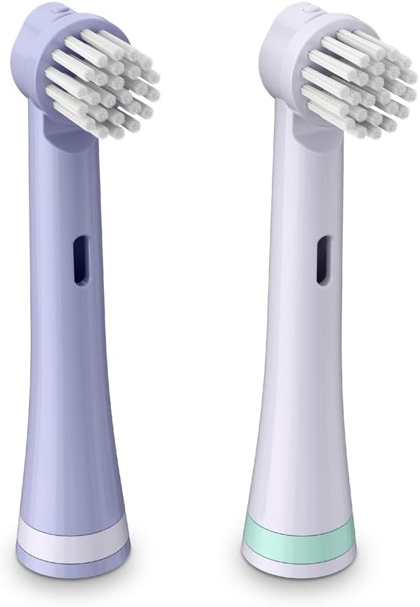 Brusheez® Electronic Toothbrush Replacement Brush Heads 2 Pack (Luna The Llama)