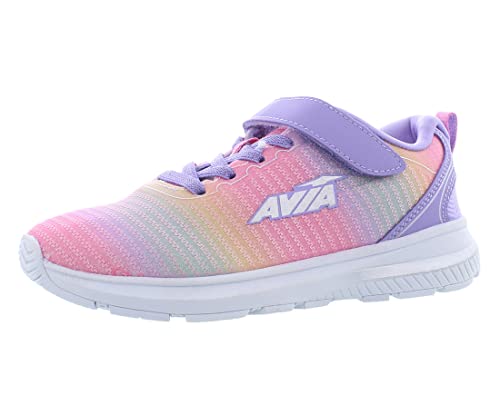 Avia Avi-Factor 2.0 Strap Girls Shoes Size 1, Color: Pink/Purple