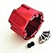 Aluminum Alloy Upgrade Differential Case Diff Gear Carrier for ARRMA 1/5 Kraton Outcast 8S Replace ARA310915 - RED