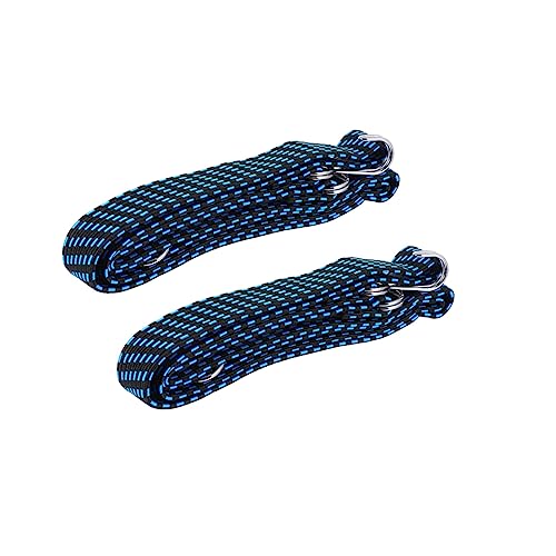 Gogogmee 2Pcs Lashing Straps for Luggage Bundling Elastic Tie Down Belts with Strong Hooks Space Saving and Durable Cargo Fixing Straps