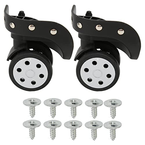 1 Pair Luggage Suitcase Wheels, A79 Large Trunk Wheels, Luggage Wheel Spare Part Universal Wheel Replacement Luggage Suitcase Wheels for Luggage Suitcase Trolley, Mute Double Row Wheels