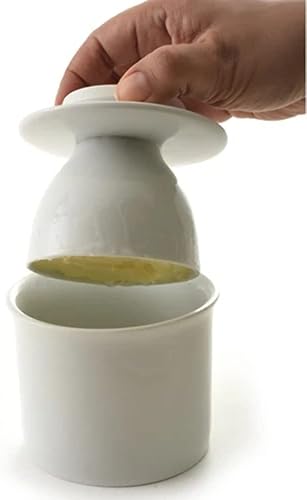 Miniatura 6 de Porta mantequillas de porcelana color blanco Norpro 291A Blanco