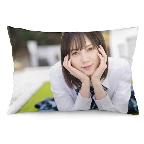 涼森れむ 49 枕カバー 抱き枕 長方形枕 クッション枕カバー 寝具 装飾 両面印刷 隠しファスナー付き 柔らかい 四季通用 軽量 家庭用 12 "x20 "