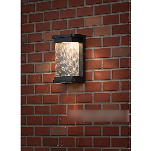 Lanterne murale extérieure led3000k600lm pour éclairage de cour