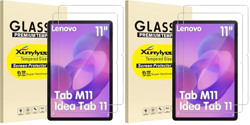Verre trempé Lenovo Tab M11 : protection écran anti-rayures haute sensibilité (Lot de 2)