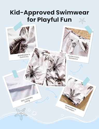 Image of PATPAT Family Matching Swimsuits Two Piece Hawaiian Tropical Beach Bikini and Swim Trunks Set Mommy and Me Bathing Suits