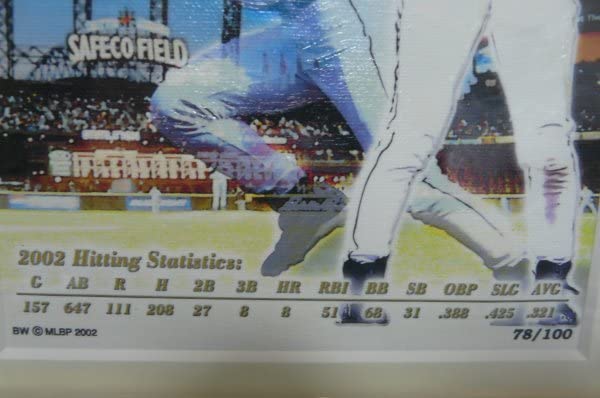 Amazon.co.jp: 100個限定 イチロー ICHIRO 51 2002年記念額装 シアトル