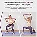 Imagen de ALongSong Bandas de Resistencia Juego de Barra de Pilates con 4 Bandas de Ejercicio de Látex 30