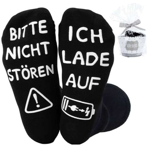 Belillpipi Lustige Socken Herren Geschenke für Männer Papa Opa Socken mit Spruch lustige Geburtstagsgeschenk Vatertagsgeschenk Socken Herren 36-45