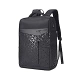 Sac à dos Sac à Dos Sac USB for Ordinateur Portable de Charge en Vrac Câble Sac à Dos Plus Pocket Sac à Dos Multifonctions (Color : Black)