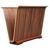waveply Magazine Holder Organizer Office Organization Desktop Letters Files (Walnut)