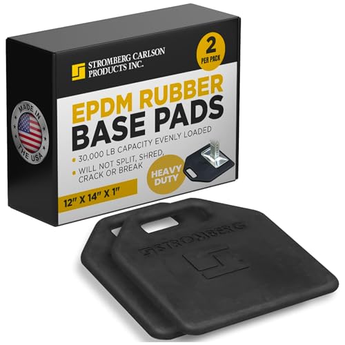 Stromberg Carlson JBP-1214.1 Durable EPDM Rubber Base Pads (12