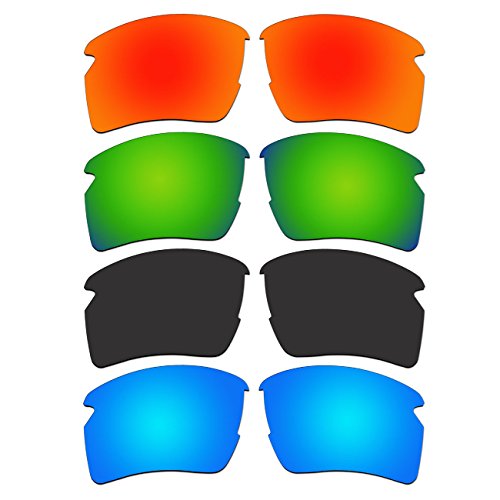 4 Pair Replacement Polarized Lenses for Oakley Flak 2.0 XL Sunglasses Pack P1