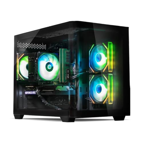 PCD RTX 3050 GAMING PC, Core-i5 12400F, H610 Motherboard, RTX 3050 6GB, 16GB DDR4 RAM, 1TB SSD M.2, RGB CASE FANS, 600W PSU (BLACK)