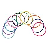 TOBBOMEY 10Pcs Silicone Jelly Bracelets Soft and Stretchy Rubber Wristbands for Parties Festivals and Events Fun Accessories for All Occasions