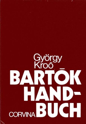 Bartok-Handbuch [German] 9631336611 Book Cover