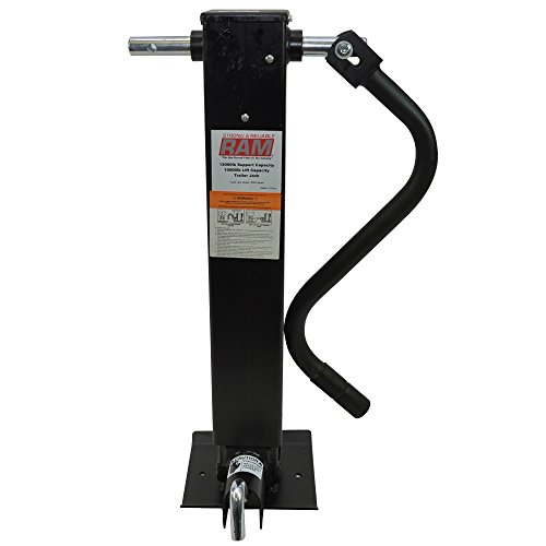 RAM TJD-12000SP-F Black 12 000lb Trailer Jack with Side Handle 1 (Non-Carb Compliant)