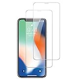 [Alta Definición y Alta Sensibilidad] iPhone 11 Pro / iPhone X / iPhone XS vidrio templado de alta calidad tiene alta definición, por lo que conserva el color original de la pantalla. Que proporciona una excelente sensibilidad para una respuesta rápida y un 100% de precisión de la pantalla táctil.