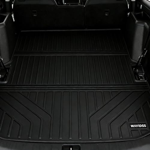 Floor Mats for 2015-2018 2019 Ford Explorer Accessories 5PCS, Cargo Mat Custom TPE All Weather Protection Full Coverage Trunk Liner & Floor Liner car Accessories — view 5