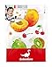 dekodino® Sticker mural cuisine set aquarelle fruit pêche orange ananas déco