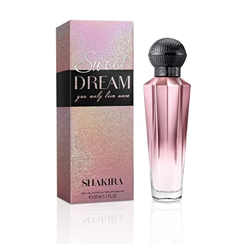 Shakira Perfume - Sweet Dream for Women - Long Lasting - Charming, Romantic and Elegant Fragance - Sweet and Floral Notes - Ideal for Day Wear - 1.7 Fl Oz