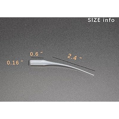 Precision Extender Tips Compatible for CA - 200Pcs Glue Applicator Nozzle Bottle Tips for Hobby, Craft, Model and Small Part