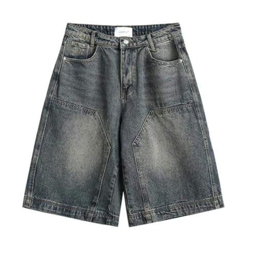 クロップド丈ワイドデニムパンツ