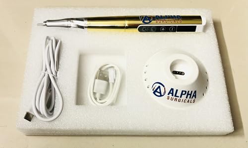 Image of Alpha 4-in-1 Hybrid Coreless Cordless Micromotor | Surgical Motor for FUE Hair Transplant, Vitiligo Surgery & Dermabrasion | Compatible with FUE Punch, Diamond Burr, Vitiligo Power Punch