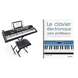 Alesis Melody 61 MKII – Clavier Électronique Portable 61 Touches avec des Enceintes Intégrées, Casque, Micro, Stand de… - Les Beatles, Paul McCartney, John Lennon, RIngo Starr, George Harrison