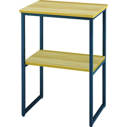 TRUSCO 電話台 500X350X730H 木天板+黒脚 TC5035NA-BK