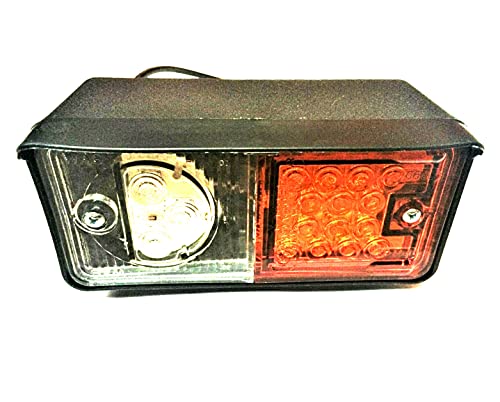 Miniatura 5 de 2x Luz Led De Posición Con Intermitente Derecha E Izquierda Para Tractor, Gabelstapler, Maquinaria De Construcción, Excavadora, Vehículo Autónomo, Quitanieves 12 24v Ip66 Ip68 Homologado E20