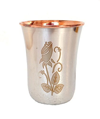 Set de 6 vasos de cobre hechos a mano miniatura 5