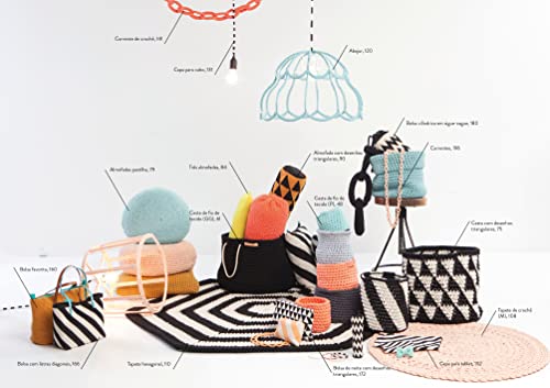 Crochê moderno: Acessórios de crochê e projetos para sua casa