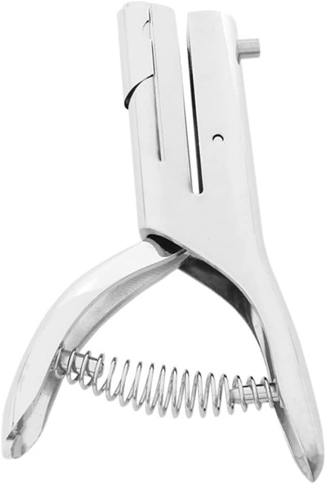 DOITOOL Single Hole Punch Heavy Duty Hole Punch 1 Hole Punch for Paper Id Cards Pvc Tags