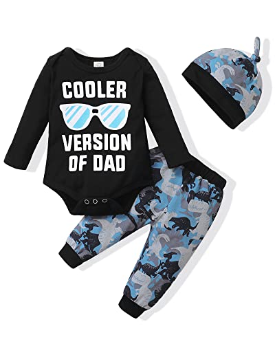 Image of NZRVAWS Baby Boy Clothes Preemie Infant Boy Bear Outfits Jumpsuit Bodysuit Letter Print Romper