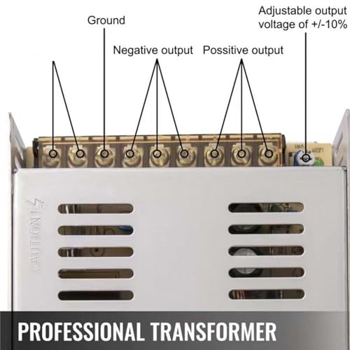 AC to DC Converter 110V to 12V Converter Aluminum Alloy Shell Power Supply for PCP Air Compressor US Plug3