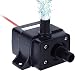 Winkeyes DC 12V Submersible Fountain Pump with 118" High Lift, 4.8W Mini Electric Brushless Fountain Water Pumps