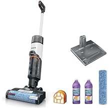Shark | Wet Dry Vacuum Cleaner | Vacuum and Mop Combo | HydroVac MessMaster | 3-in-1 Self-Cleaning + Powerful Suction | 2 Brushrolls & 2 Solutions Included | Hardwood Floor & Area Rug Cleaner | AW261