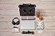 SIGEL BA410 Desk Sharing Bag Classic, Organizer für mobiles Arbeiten, absolut sicherer Stand: für Laptop bis 15,4 Zoll und Unterlagen, Synthetischer Filz, dunkelgrau, Medium 36 x 15 x 28 cm