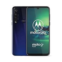 Moto G8+ plus | Unlocked | International GSM Only | 4/64GB | 25MP Camera | 2019 | Blue | NOT compatible with Sprint or Verizon