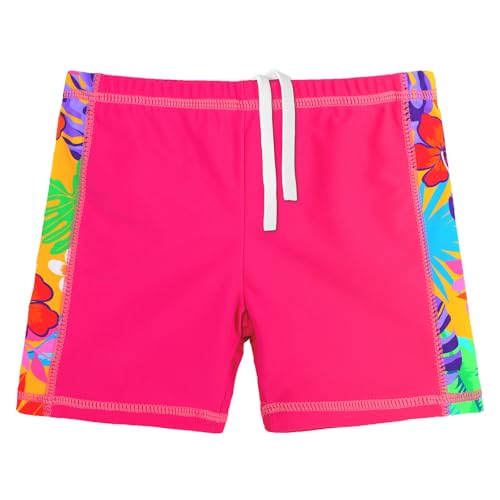Image of Girls Two Piece Swimsuit Floral UPF 50+ Rash Guard Set Kids Beach Swimwear