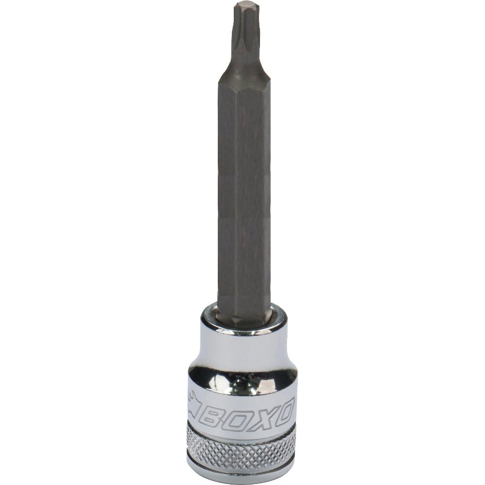 Boxo 3/8" Drive Long Torx Bit Socket T20 Chrome Finish Sb32-T20154